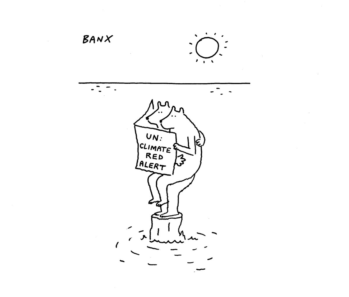 Banxcartoons's tweet photo. From today's @ftopinion @FT #UNclimatereport #REDALERT #JustStopOil https://t.co/KibsB1oO1W