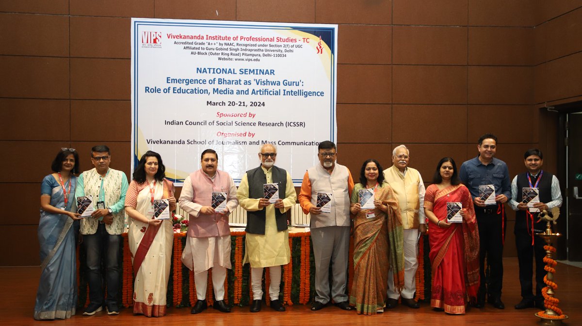 YadavShuchi's tweet photo. As Distinguished Speaker today on 'NEP2020: Role of ICT and Artificial Intelligence' at ICSSR sponsored National Seminar organized by Vivekananda Institute of Professional Studies, New Delhi. https://t.co/pjh4IxZhJG