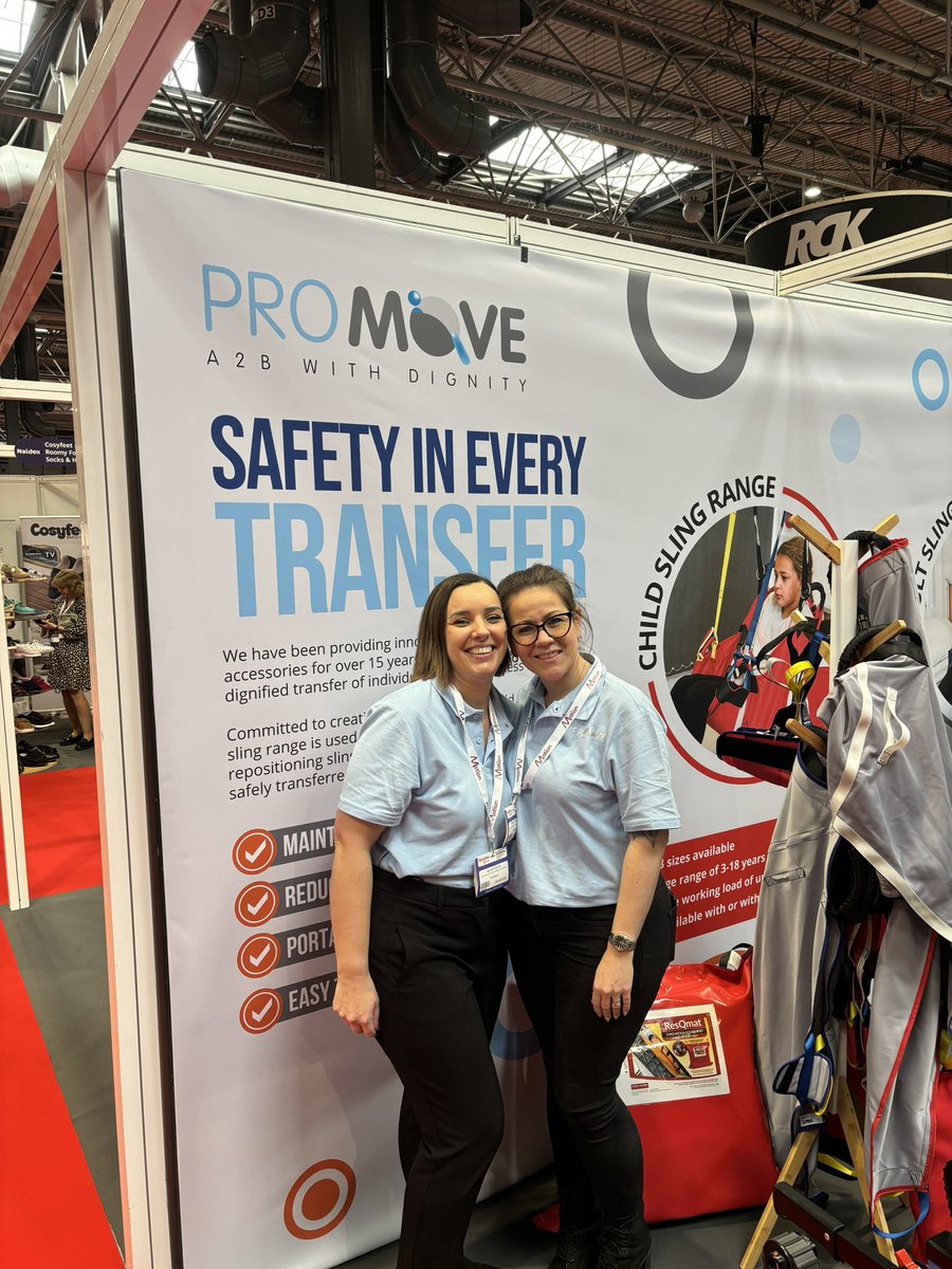 a2bwithdignity's tweet photo. Fantastic first day at @NaidexShow , showcasing our range of slings. 

This unique event is dedicated to empowering and supporting disabled individuals, covering all aspects of the disability journey. 

visit us tomorrow, on stand C120!

#Naidex #Exhibtion #NEC #ProMove https://t.co/tgQMGvM6EB