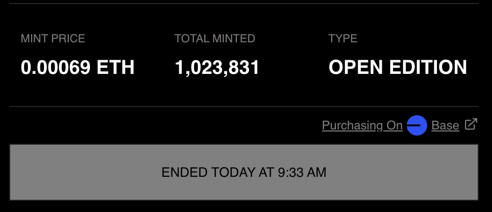 1M mints, seriously guys WTF 🤯