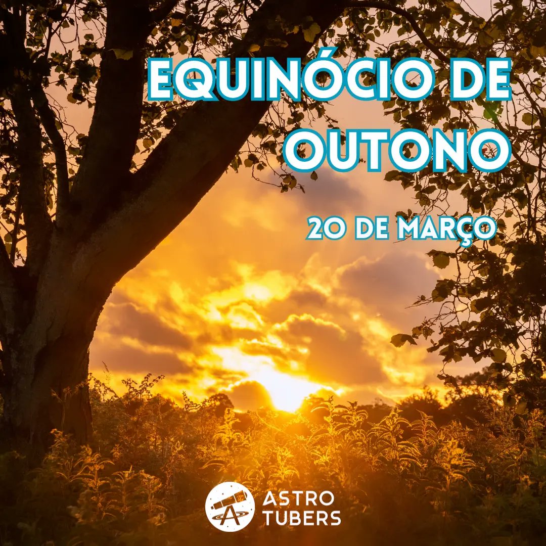 Hoje começa o outono aqui no Hemisfério Sul 🍂