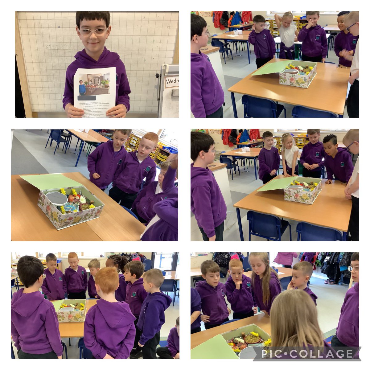 Thank you to S for talking to us about Nowruz the Iranian New Year. We really enjoyed looking at all of the symbolic items you brought in too and finding out what they represent. 😀