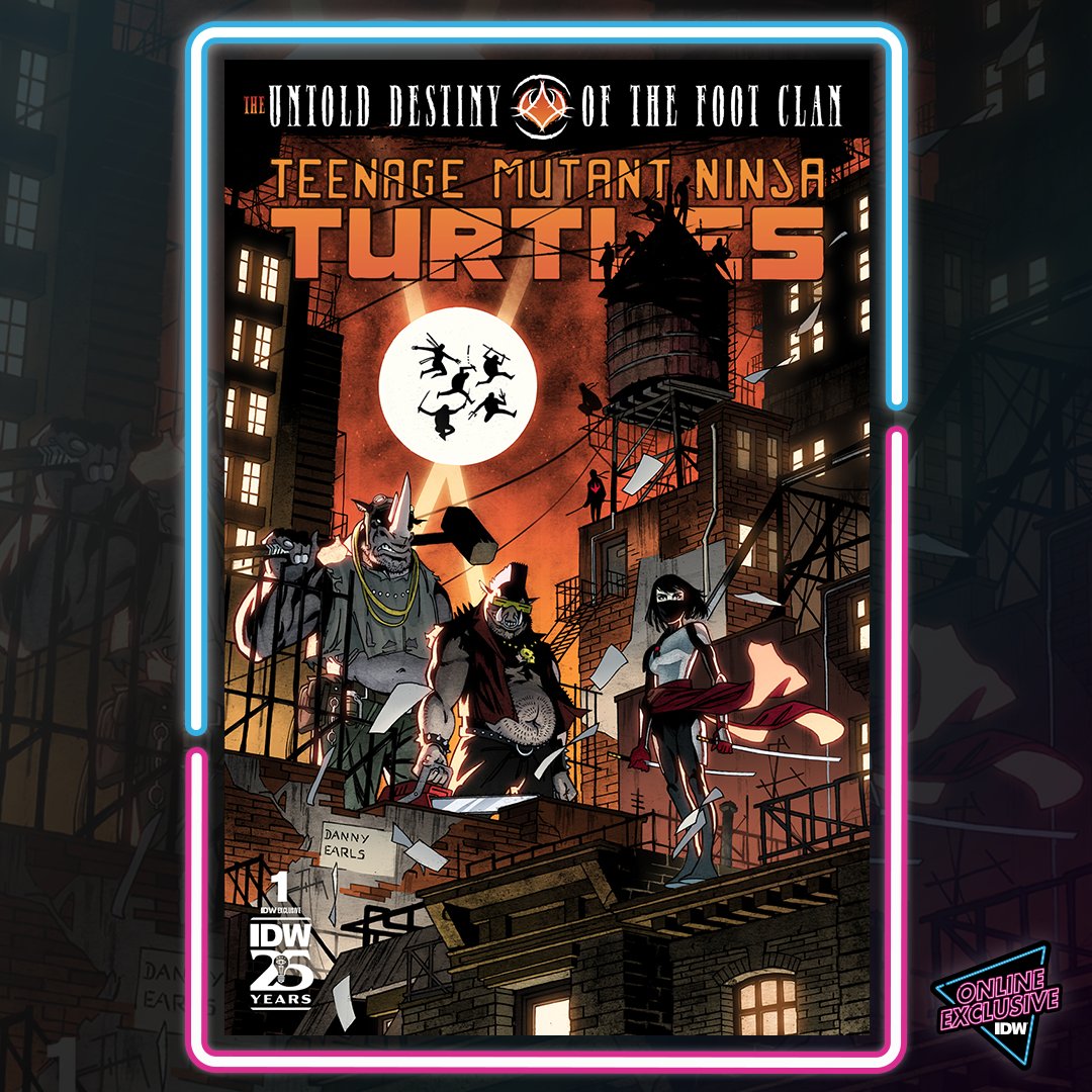 Grab a limited variant cover for TMNT: The Untold Destiny of the Foot Clan #1 which follows Oroku Karai with the Foot Clan in her command.

And she will make sure the clan reaches their full potential.

Available now: ow.ly/CcVl50QObJo

#TMNT #OrokuKarai #OnlineExclusive