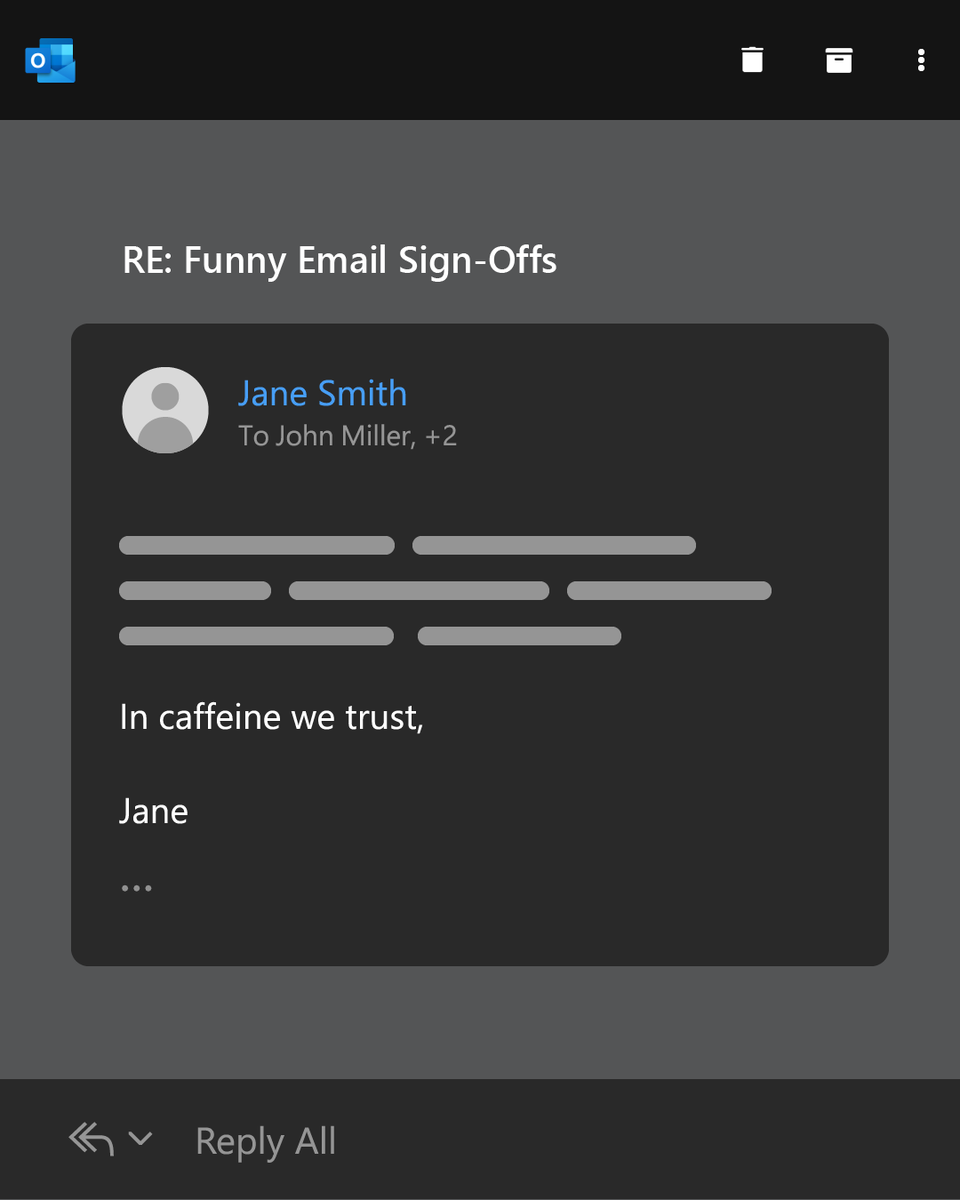 ✉️ If you haven't updated your email sign-off in a while, this is your sign. Get Microsoft Copilot to help!