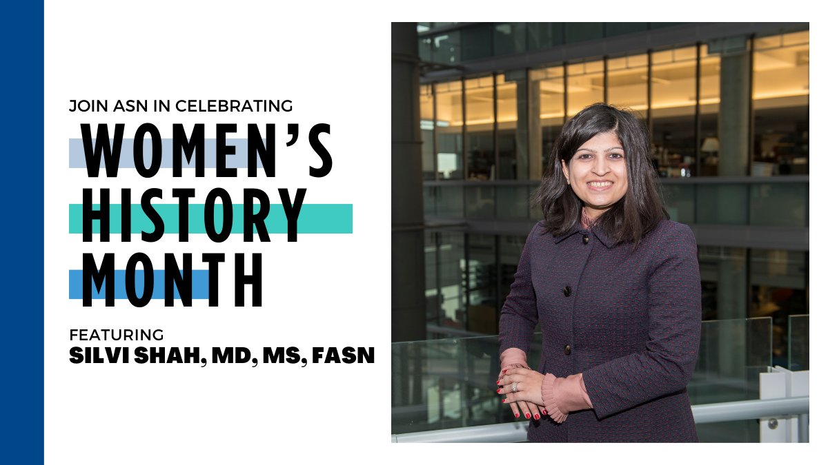 In celebration of #WomensHistoryMonth, ASN features @silvishah. To her, diversity, equity, and inclusion in nephrology, 'means acknowledging and respecting the contribution of each individual.'

Join in and share your story: bit.ly/asnWHM24

#NephrologyStories #IamASN