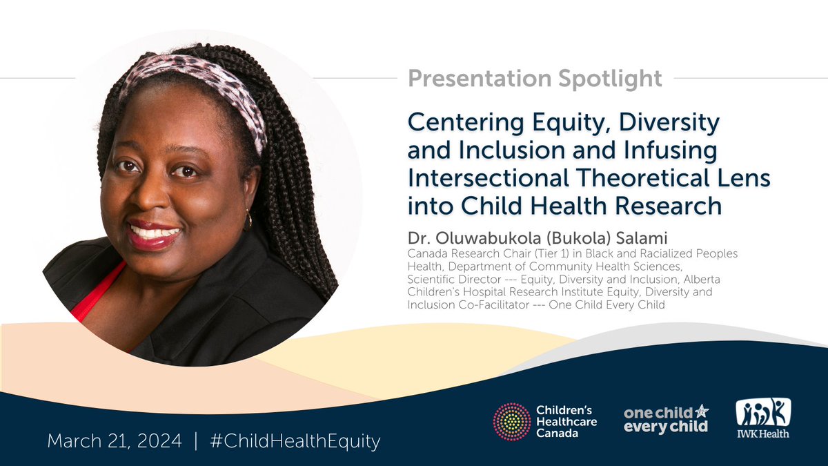 Together we will discuss the practical aspects of conducting inclusive research and engaging with diverse communities and unpacking the intersectionality of childhood disability and racial identity/ethnicity in Canada. bit.ly/48XVSYR