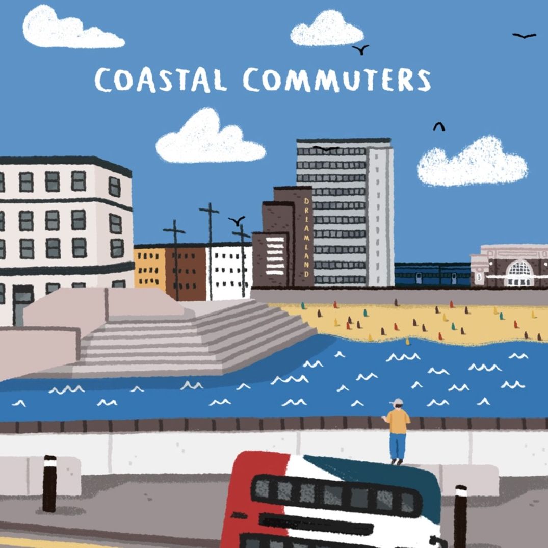 Travelling by train to Margate? Pick up the Coastal Commuters' free resource, with creative activities to do on your journey from Margate train station. ⁠ Available at Margate Station, Thanet Visitor Information Centre, or Turner Contemporary⁠. #CoastalCommuters #Margate