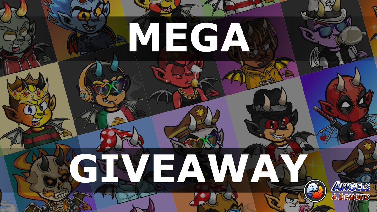 Gods_Dao0's tweet image. 🪂💸 MEGA NFT Giveaway For Gods!⚡️ 

🥳 We&apos;ve teamed up with @AngelDemonNFTs to #Giveaway 

🎁10$ SOL x 1
🎁10 AngelDemonNFTs - ( FP 0.1 Sol )

To Win:
✅Follow @Gods_Dao0 &amp;amp; @AngelDemonNFTs
✅Like, RT &amp;amp;amp; Tag 2 Friends
✅Comment SOL address

48 Hours⏰
#Giveaways #Solana #NFTs