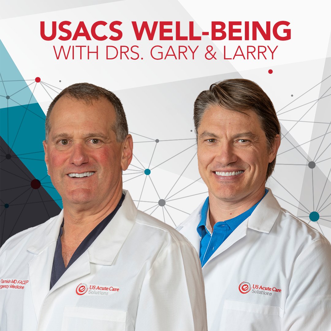 Acute care physicians and APPs are no strangers to adrenaline's positive and negative impacts. Drs. Gary and Larry chat about counteracting frequent adrenaline spikes in a healthy way to avoid burnout and exhaustion. Watch here: ow.ly/3ECg50QUmPU #WellnessWednesday