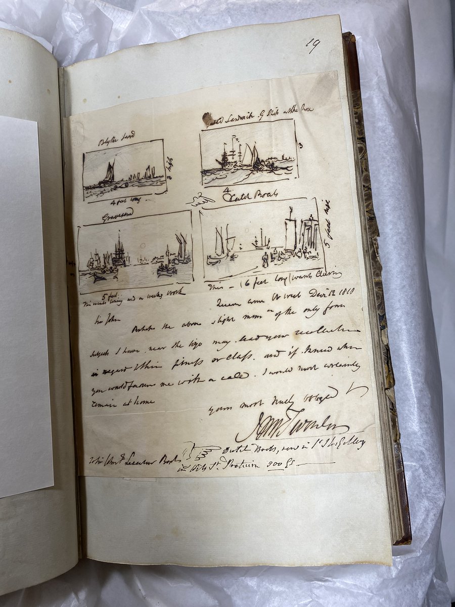 Attention! Another photo relating to the recent visit to Tabley House by our intrepid Art History Interns!! What a wonderful letter and sketch by Mr. J. M. W. Turner, who made frequent trips to the grasslands of mid-Cheshire!!