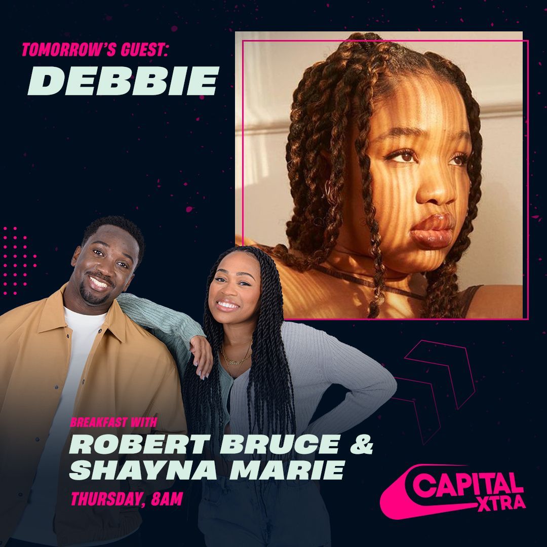 we have the lovelyyyy @debbie_ joining us on breakfast tomorrow morning! 💘 lock in on @globalplayer from 8am! 🎧