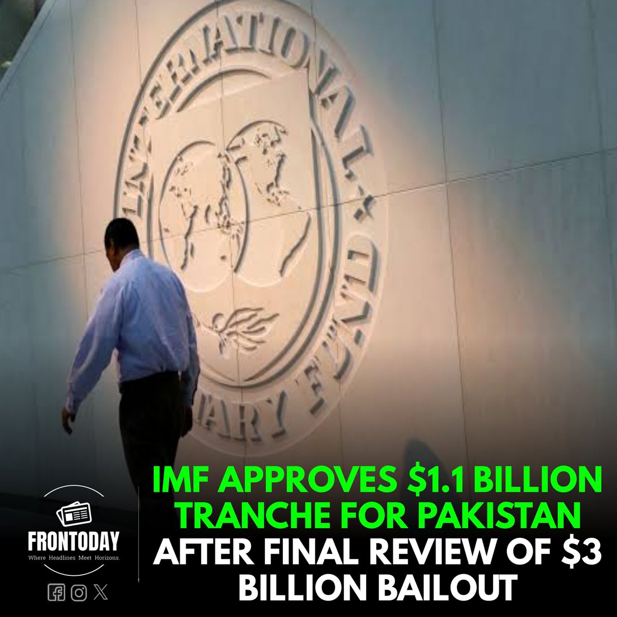 Exciting News! Pakistan receives a critical $1.1 billion tranche from the IMF, part of a $3 billion bailout package. Despite challenges, reforms earn IMF endorsement, boosting investor confidence. PSX surges! 
 #IMF #PakistanEconomy #BailoutPackage #InvestorConfidence