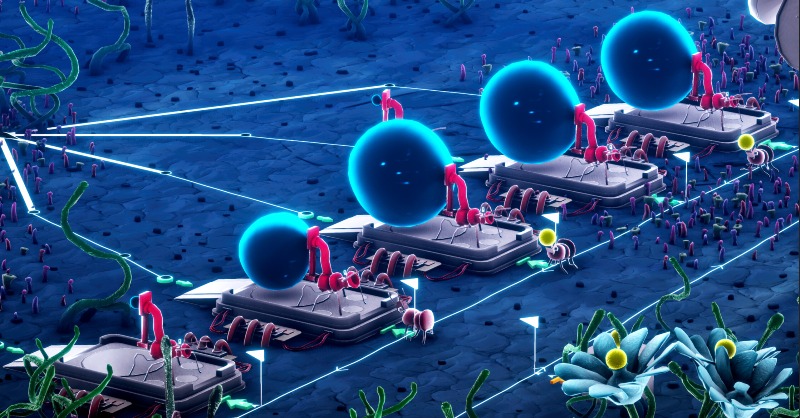 🐜 New automation game!

Control a colony of robotic ants. Create pathways to make it efficient, feed your queen and develop the colony!

Play the DEMO &amp; Wishlist Microtopia 👇 
https://t.co/YJJmZ7Nh11 https://t.co/o3X2NZyBE3