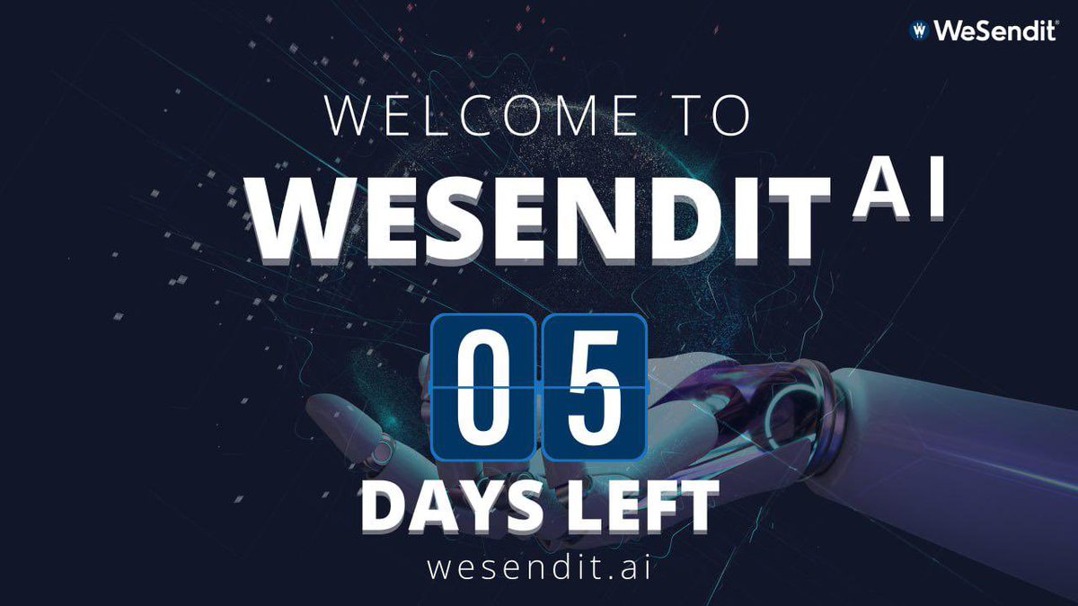ClarissaYorke's tweet photo. Hey everyone! 🚀Check out @WeSendit, the world’s first decentralized file-sharing and storage aggregator!

They’re changing the game, already teaming up with giants like https://t.co/ruD9YGZeWE & Huawei Cloud to make sending data safer and simpler.

Get ready: they’re launching their own WeSendit-Node network with AI, set to revolutionize how we handle data. 🤖

I am eagerly looking forward to seeing the gains they will make from their participation in the ongoing #NVIDIA AI Conference. Keep an eye on https://t.co/ZNuHaMnwNx for a countdown to major #AI news.

Imagine AI-powered file sharing and storage – a potential revolution! 🌪

My tip for this bull market: $WSI is still a steal.

Don’t miss out! 🔍

Visit their site & join the Telegram group to stay updated:
Token Website: https://t.co/kOtfI9K9H5
Corporate Page: https://t.co/M5GHGyxS9x
Plattform Web3 Usecase: https://t.co/LaCEPl6yg6
Telegram: https://t.co/jvbezqS1mm
Chart: https://t.co/XjJX0bW7K7
Learn more: https://t.co/okFXIoSm1f