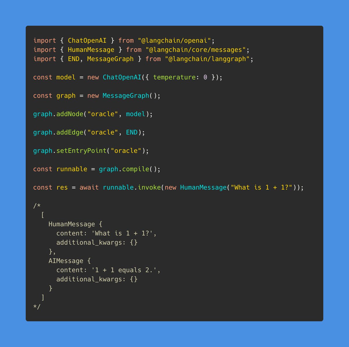 LangChainAI's tweet image. 🦜🕸️ New LangGraph Quickstarts 🦜🕸️

We&apos;ve made it easier to get started building multi-agent apps with LangGraph and LangGraph.js with revamped quickstarts!

Try them out, and let us know what you think! And stay tuned - we have a lot of exciting things coming around LangGraph.…