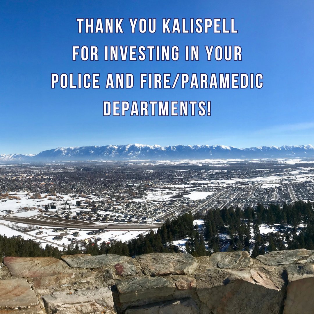The City is so thankful that Kalispell residents have voted to further invest in their emergency response services! We are beginning the process to implement recommended changes. THANK YOU, KALISPELL, FOR PASSING THE DEDICATED EMERGENCY RESPONDER LEVY! #KalispellERLevy