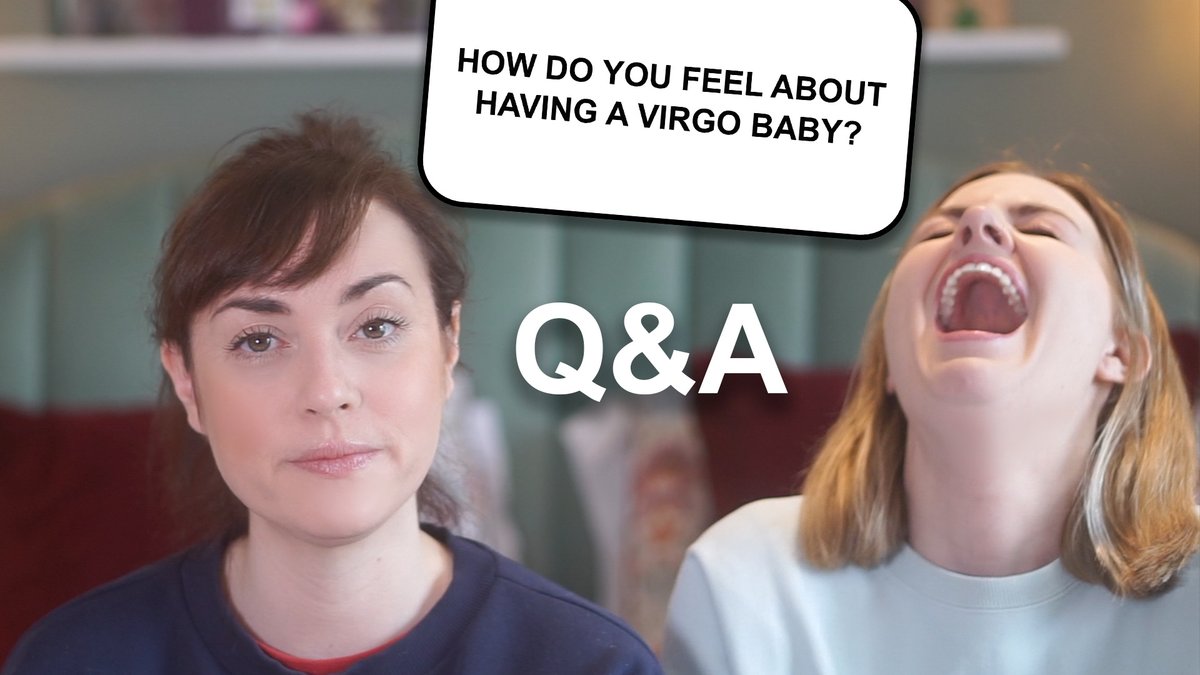 🎥 Pregnancy Q&A ▶️ youtu.be/x2BRWcZbqJ0 Virgos, eh. 😒