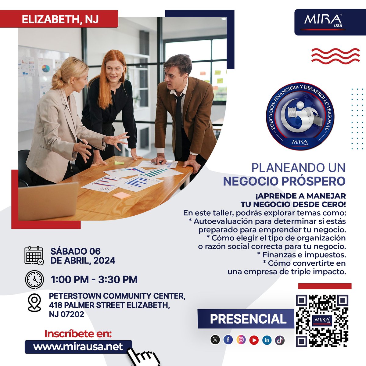 MIRAUSAOficial's tweet photo. 👉 ¡Desliza para conocer nuestros #Talleres del mes de Abril! Parte 1

¡Reserva un espacio en tu agenda y organiza tus actividades para asegurarte de no perderte nuestros próximos talleres! 

📌 Encuentra los enlaces de inscripción en nuestra página. web. #AyudarNosMueve 💙 https://t.co/W5jVe6l9iY