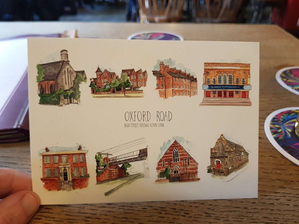 Great little postcards of the much maligned Oxford Road available @NagsHeadReading from @hshaz_reading #rdguk