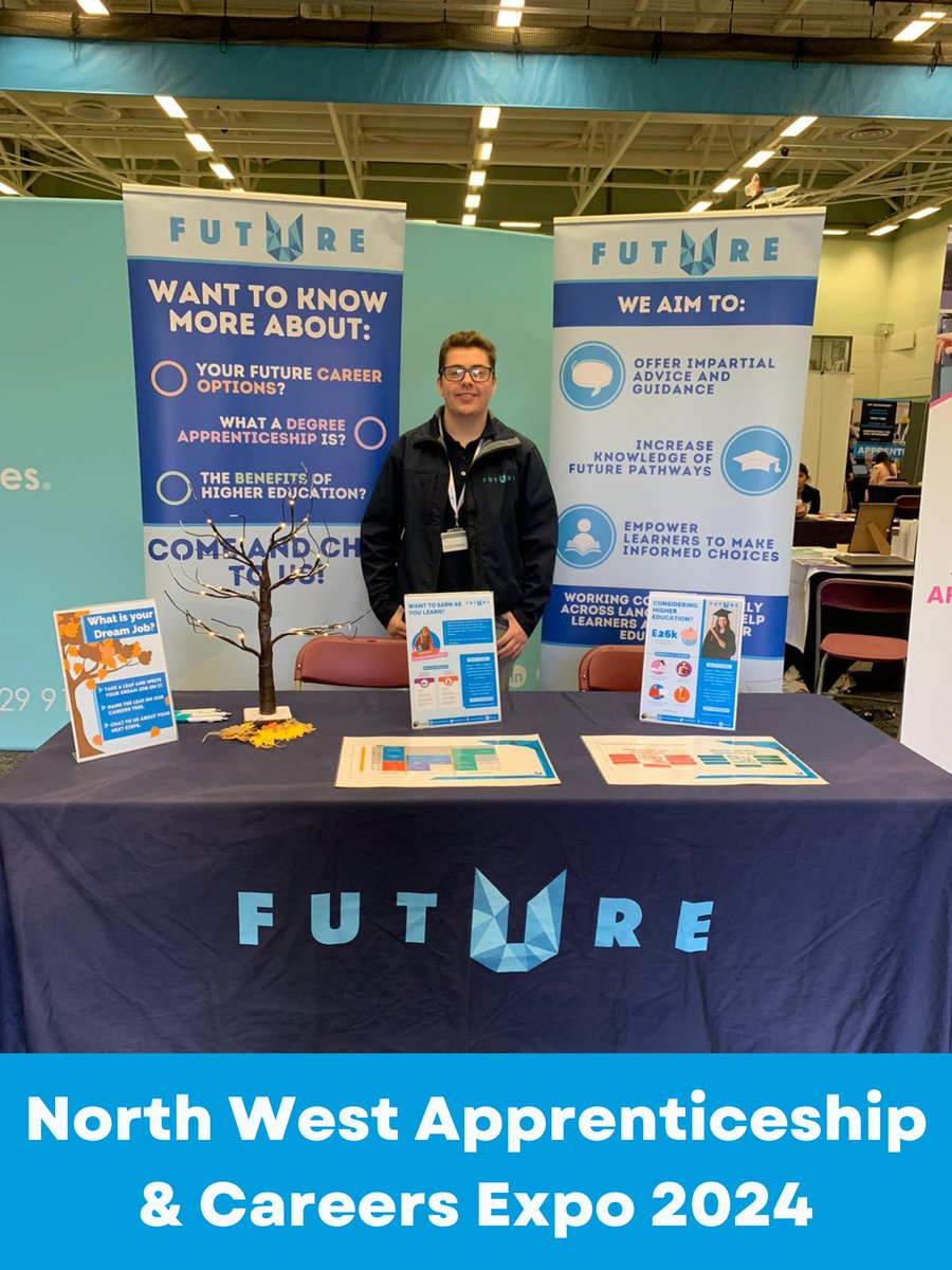 ⭐️Today, we have been at the North West Apprenticeship & Careers Expo 2024. 📍Located at the Sir Tom Finney Sports Centre, UCLan, Preston. 🎯It's been such a fantastic day talking to people about their future career options and many more topics! #NWAppExpo2024💬 @shoutfutures