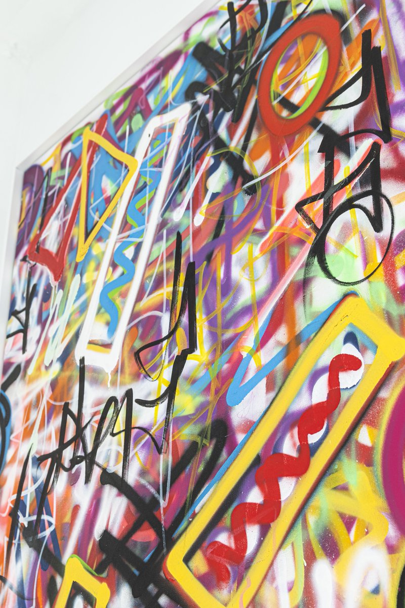 “Happy Graffiti” by Dennis Jones
Mixed media on canvas
On display now at our gallery in Palm Beach 🏝️ 

Gm! ☀️😊