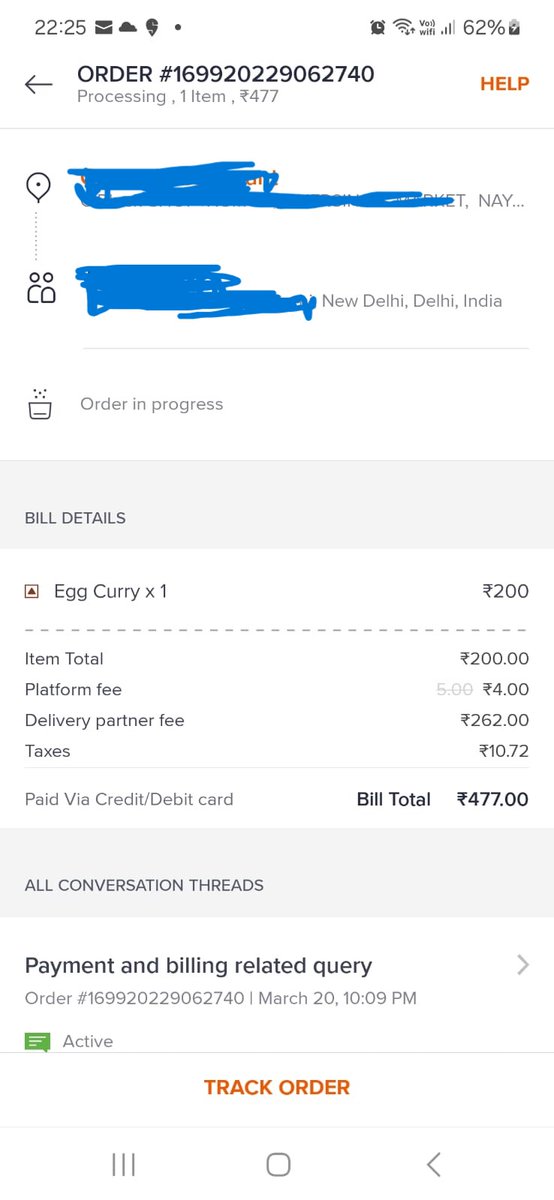 helmgg's tweet image. Absolutely livid with @Swiggy! 😡 Paid more in delivery charges than for my food, thanks to a 'system glitch'. And guess what? No refund because it's a 'glitch'. Unbelievable! @SwiggyCares? More like #SwiggyDoesntCare Been a loyal customer,but this is unacceptable😤 #Disappointed