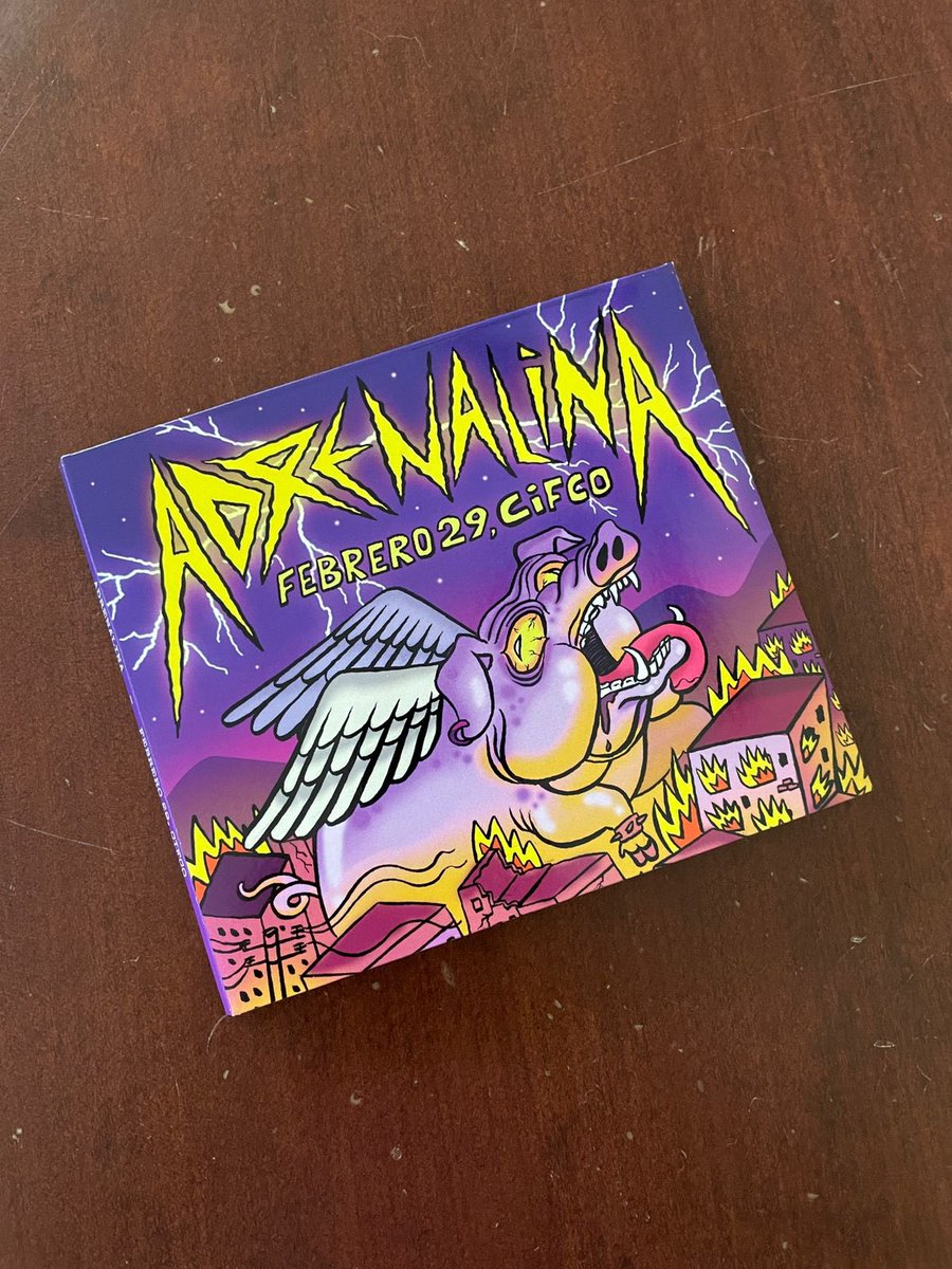 YA a la venta esta chulada de CD con afiche incluido de <a href="/adrenalina503/">Adrenalina</a> 
Solo comuníquese a adrenalina503@gmail.com para solicitarla!
A los mil locos y locas que se juntaron esa noche del 29 de febrero del 2020: GRACIAS TOTALES!
Aquí se puede escuchar cantar y gritar!
😂