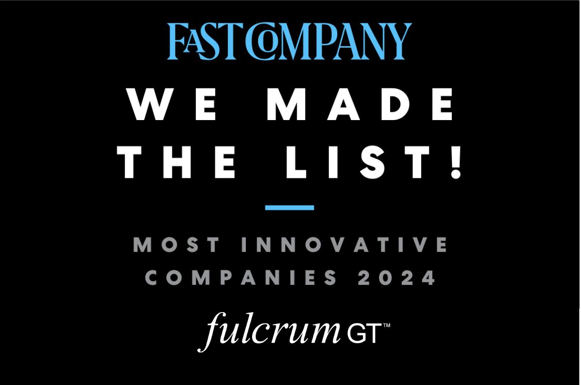 Excited to share that Fulcrum GT secured the No. 7 spot in <a href="/FastCompany/">Fast Company</a> Business Services category for 2024! This recognition is a testament to our team, partners, and clients' collaborative efforts. 

Here's to ongoing success! 

#FCMostInnovative