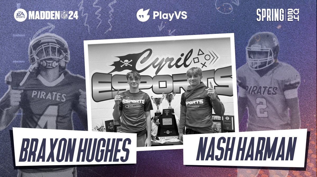 Nash and Braxon are both HS football players who repped <a href="/CyrilPirates/">Cyril High School</a> in <a href="/EAMaddenNFL/">Madden NFL 26</a> bringing them a sense of school pride and a strong dedication with their eyes set on winning.

This past season Nash won <a href="/OSSAAOnline/">OSSAA</a> title in Madden and ALSO named Offensive Player of the Year