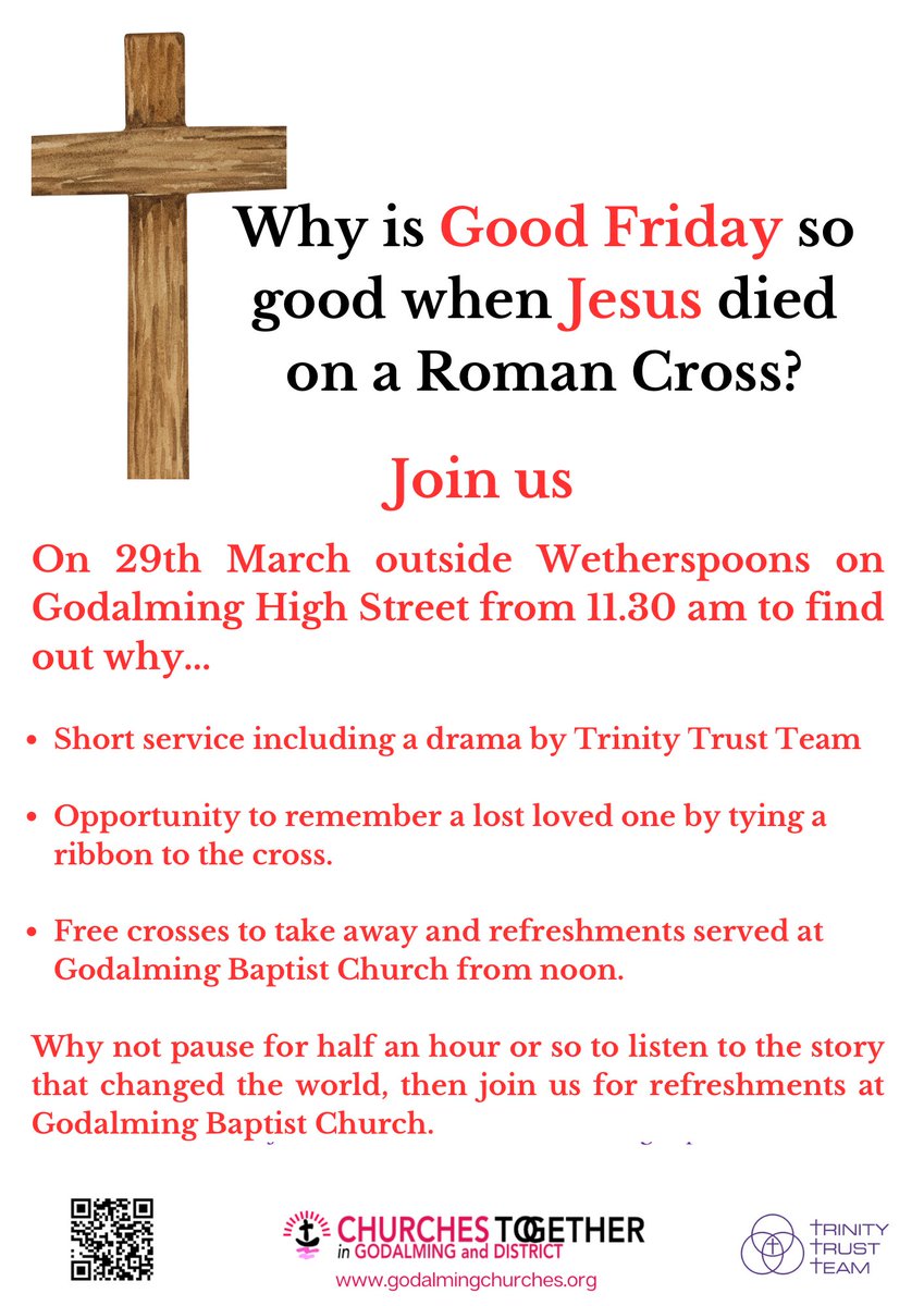 Come and join us on Good Friday if you are around! 😊 #goodfriday #easter2024