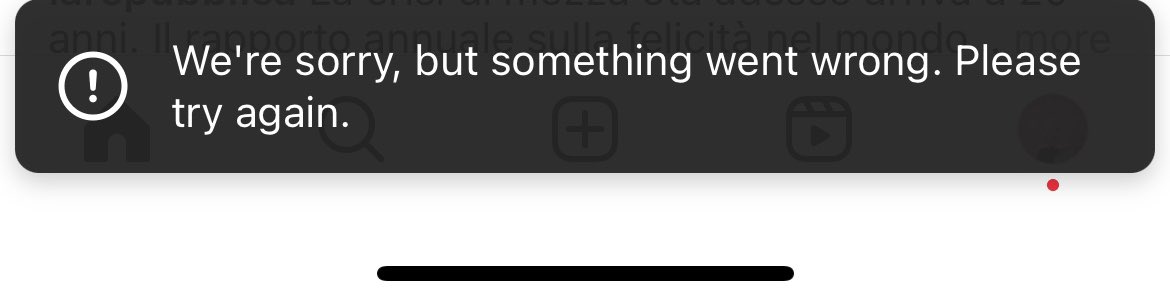my problem or  #instagramdown ?