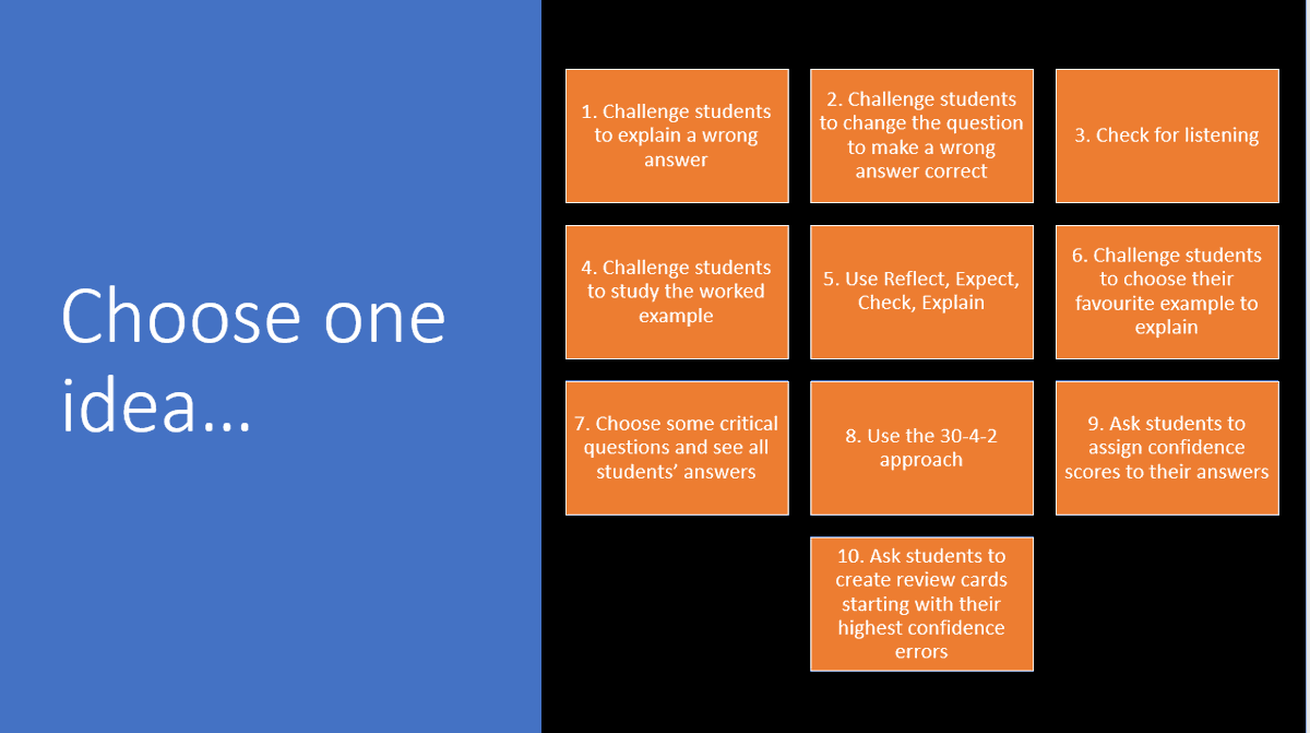 OUPSecondary's tweet photo. @mrshawthorne7 @jemmaths @giftedHKO @MrDraperMaths @mrbartonmaths Take a look at the recap of all 10 pedagogical ideas discussed in today’s webinar with Craig Barton ⬇

💡 Which one will you use first in your classroom?

#KS3Maths #OxfordSmart https://t.co/vrX3mjQoOS