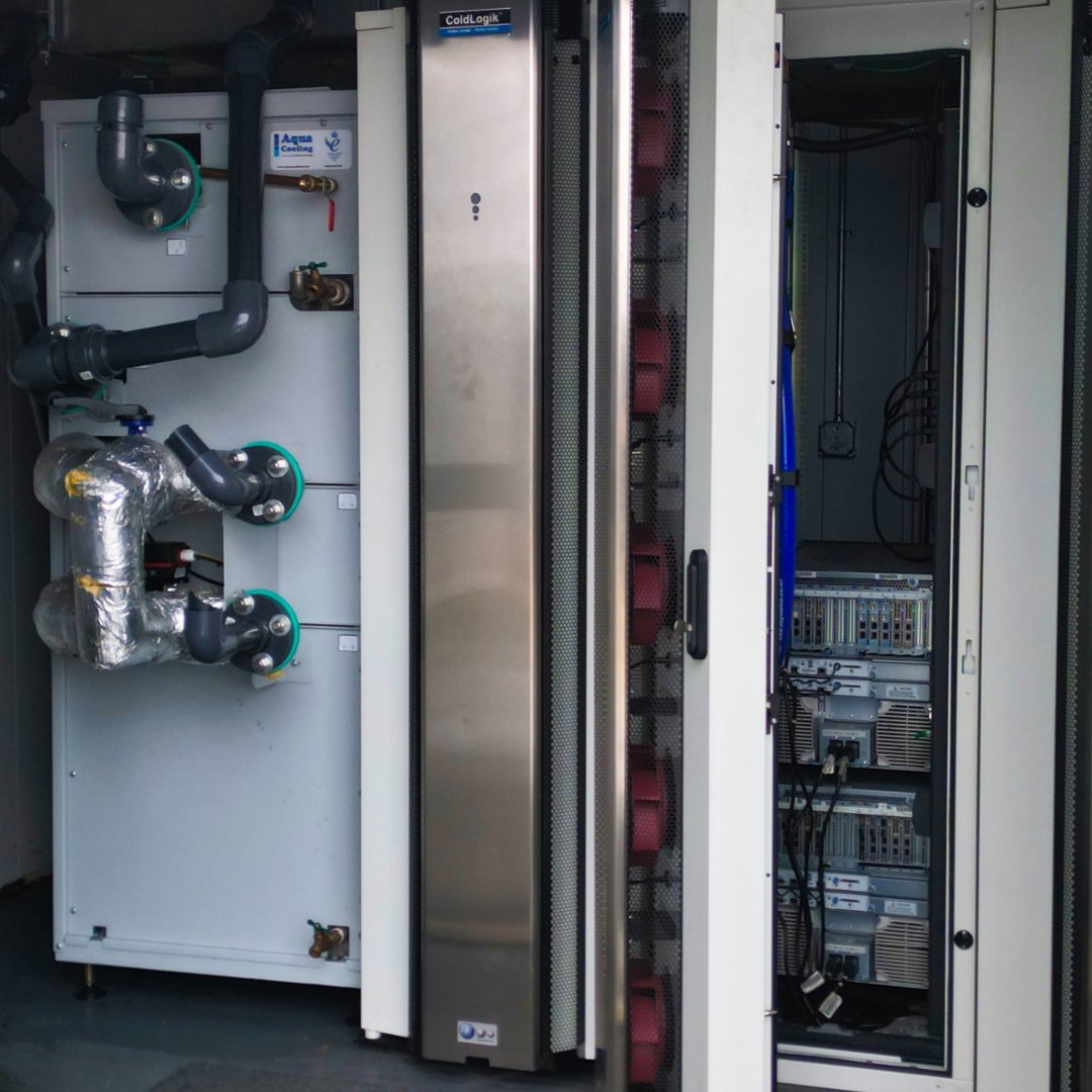 EquusCS's tweet image. What is compact, modular, and prefabricated that can provide the same services as a traditional data center, but in a fraction of the space? A mini data center!

#minidatacenter #datacenter #digitalinnovation #digitalsolutions #digitaltransformation