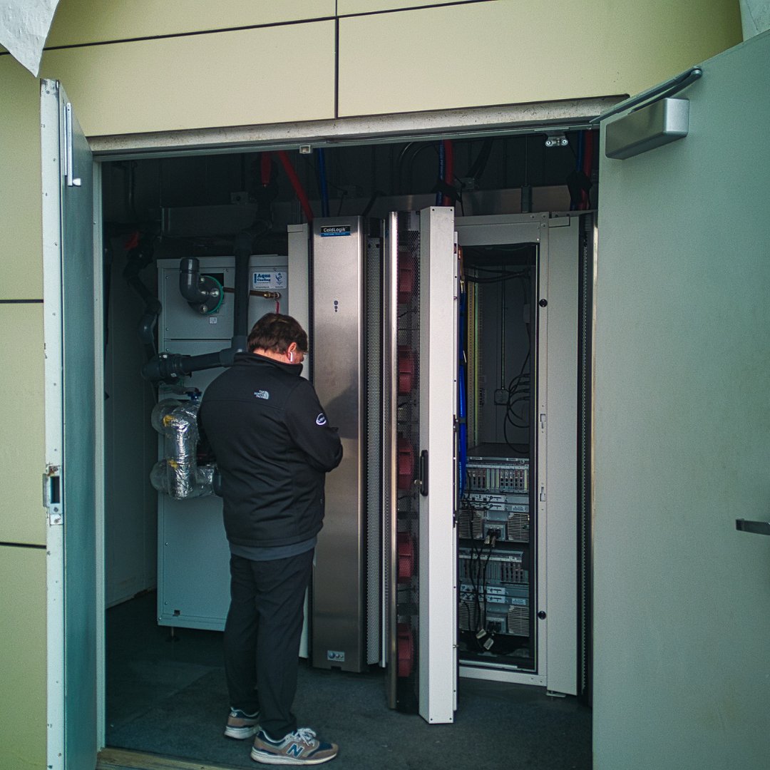 EquusCS's tweet image. What is compact, modular, and prefabricated that can provide the same services as a traditional data center, but in a fraction of the space? A mini data center!

#minidatacenter #datacenter #digitalinnovation #digitalsolutions #digitaltransformation