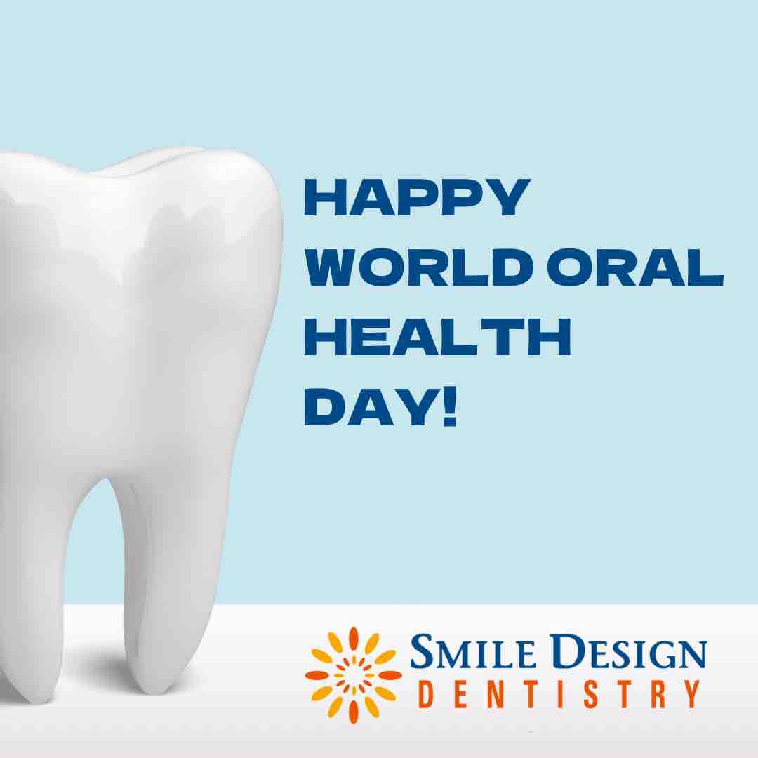 Happy World Oral Health Day! 🌍🦷 

Together, we can achieve healthier smiles and happier lives. 

#WorldOralHealthDay #HealthySmiles #SmileDesignDentistry e