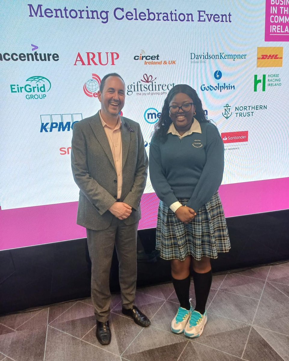 EirGrid's tweet photo. Celebrating another successful year of @BITCIreland #MentoringProgramme with @ellenfieldcc 🙌 As part of EirGrid's wider commitment to #sustainability, we deliver on wider sustainability goals, such as #supportingeducation. We’re excited to grow this partnership in the future 🤝 https://t.co/TBBMxuLa5d