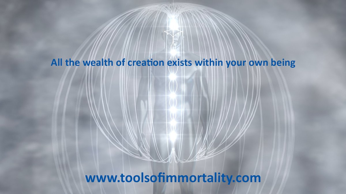 All the wealth of creation exists within your own being ... Check out Podcast episode #5! toolsofimmortality.com/podcast #audinometry #elanvital #eurekasociety #roadtolife #schooloflife #spiritualgrowth #spiritualflight #meditation #soundcurrentmeditation #toolsofimmortality