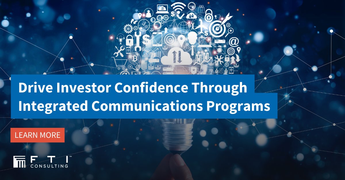 Now more than ever, it is critical for business leaders to stay ahead of the media habits of their investors and meet them where they are. Learn how an integrated communications approach can make your company standout before investors & key stakeholders: bit.ly/3wZIEfQ