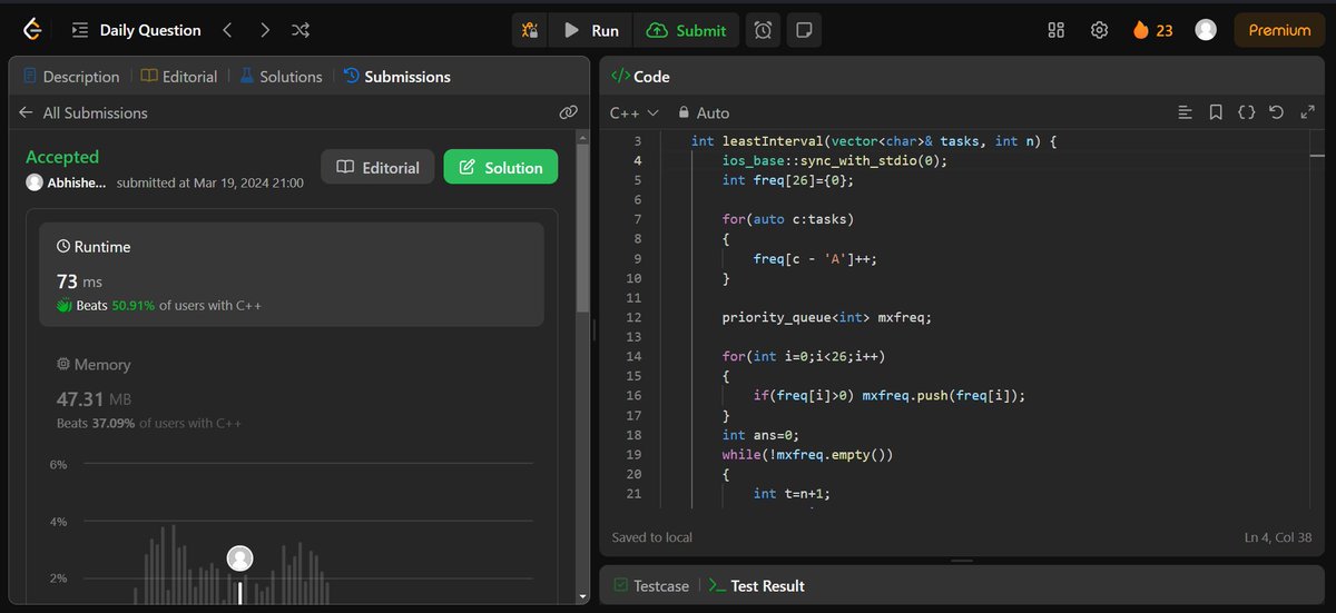 Abhihosamani4's tweet image. Day 113 and 114 of #100DaysOfCode 

✅️ Solved 2 Leetcode Pods