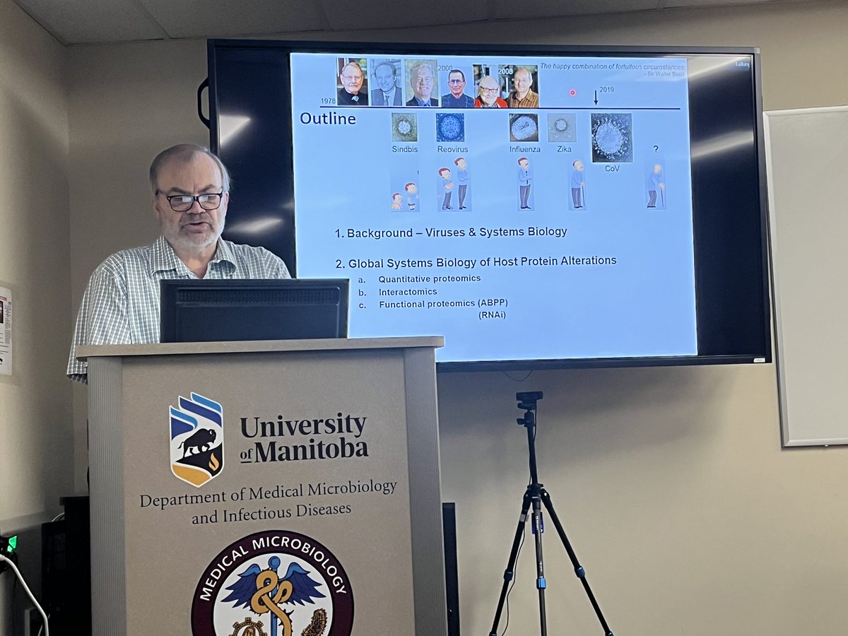 MMID’s own Kevin Coombs presented a tour de force of work from his lab and collaborators over the past 15 or so years identifying how various viral infection alter certain host cellular proteins which could inform mechanisms of viral pathogenesis. An impressive body of work.