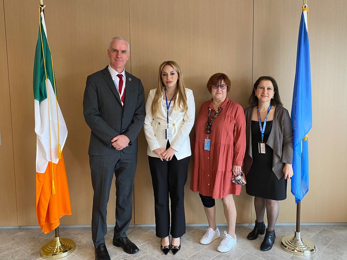 Today, 🇮🇪 welcomed a delegation from the Women’s Major Group (@Women_Rio20) to discuss civil society participation and the importance of #SDG5 (Gender Equality) across UN processes. Ireland is committed to involving civil society in all areas of our work at the UN 🇮🇪🤝🇺🇳