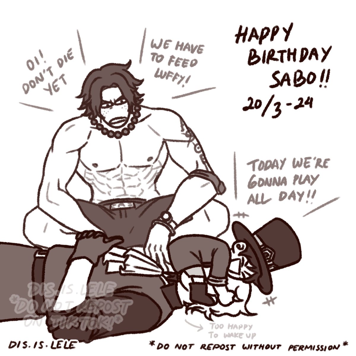 DisIsLeLe's tweet photo. Happy Birthday Sabo 👊💥✨!! (2/2)

#ONEPIECE https://t.co/PUtvMn8QnC