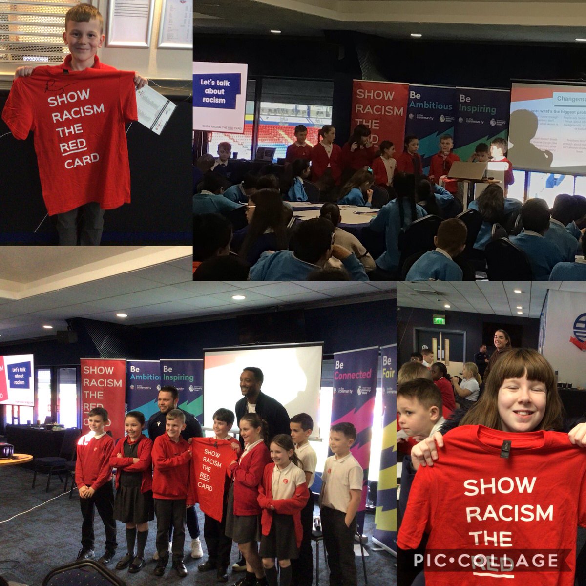 As part of a competition, we had to present how we would educate other pupils on racism. We knew our hard work had paid off because we ended up winning! Well done! 🔴⚽️🤩🏆