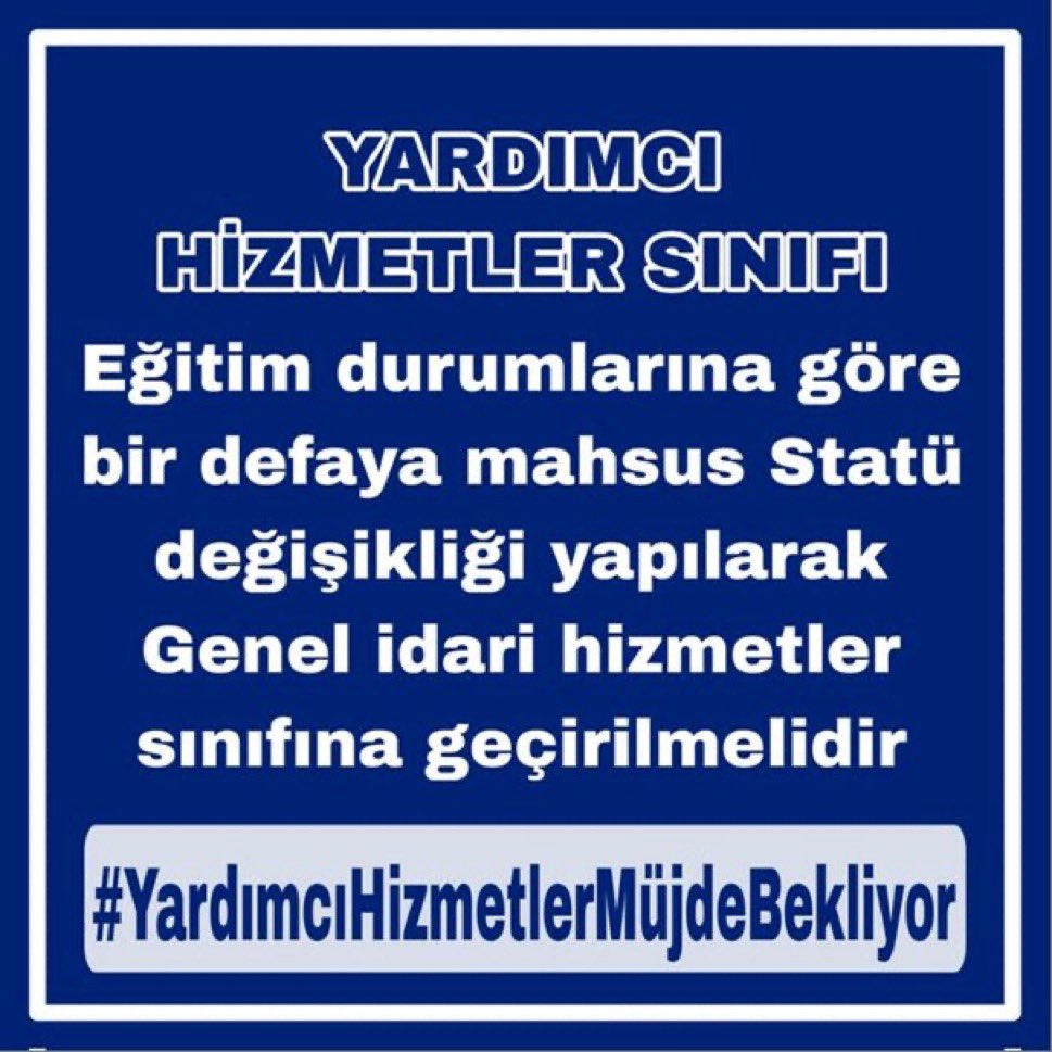 Müjde bekleyen YHS’lileri gözardı etmeyiniz.  #YHSKadroBekliyor
