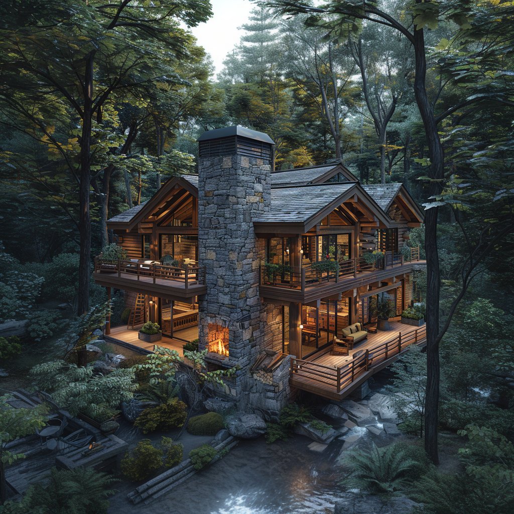 Rustic Forest Retreat

Cozy cabin nestled in a dense forest, with a stone fireplace, wrap-around porch, and surrounded by nature.

#CabinLife #ForestRetreat #NatureLovers #EcoFriendly