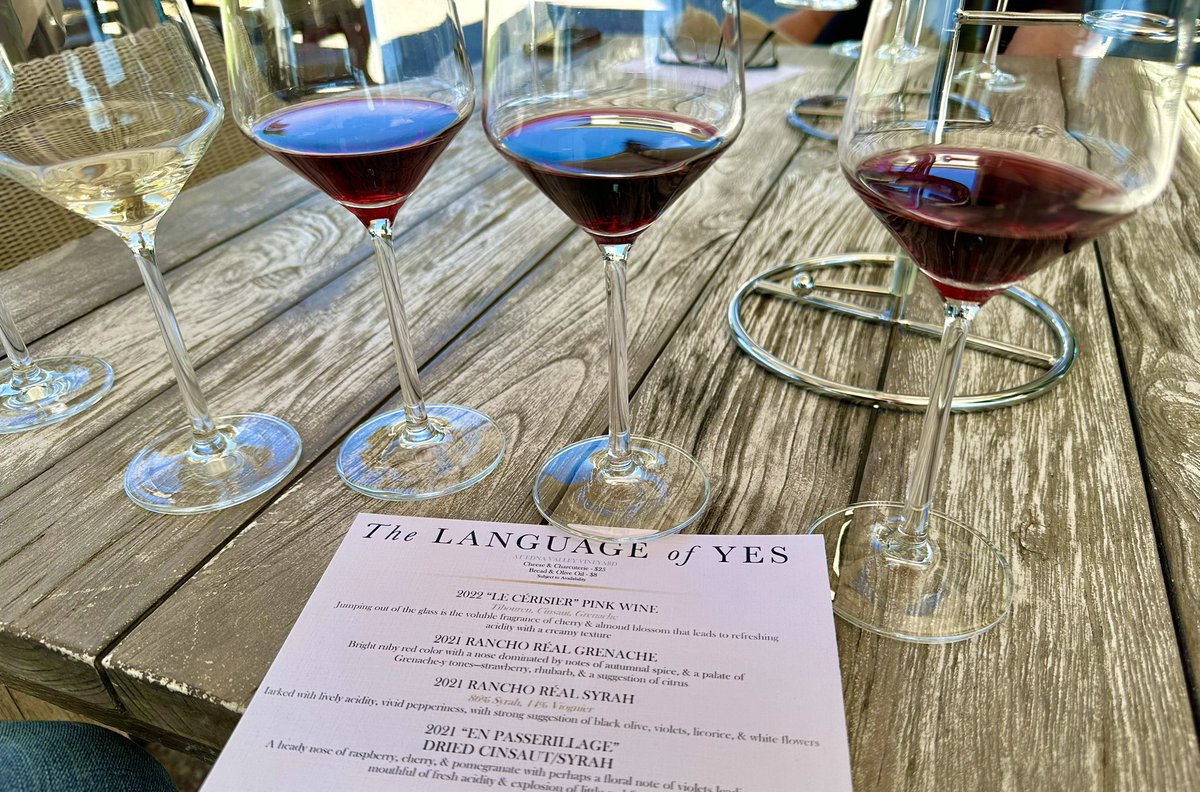 ChefjoaquinSD's tweet photo. @RandallGrahm Breakfast of Champions here this morning at Edna Valley Vineyards.  Great way to spend a Wednesday. https://t.co/OF85vrmLPJ