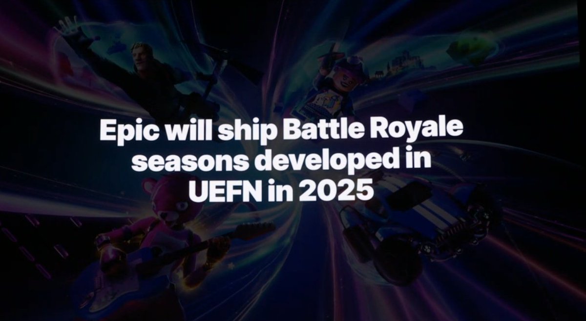 ¡Las temporadas del Battle Royale se desarrollarán por completo en UEFN a partir de 2025!

#StateOfUnreal