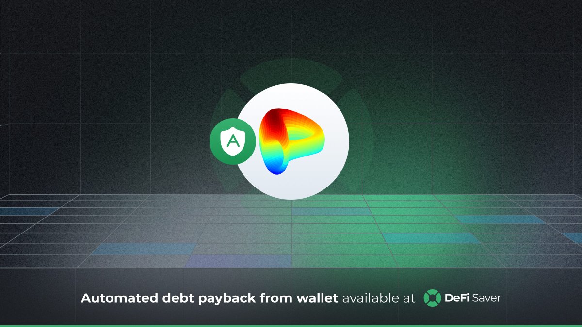 DeFiSaver's tweet photo. Today we're excited to unveil another automation option for @CurveFinance's CurveUSD lending protocol:

Automated debt payback from account (aka Hard liquidation protection).🛡

Full details below.👇 https://t.co/T0v1DAI3Yl