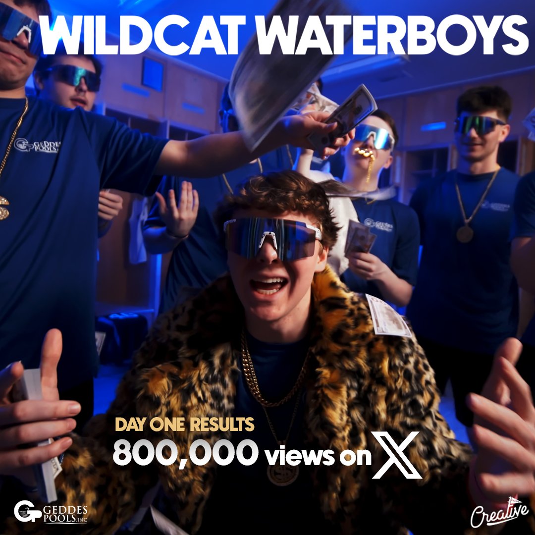 CreativeCaddie (@creativecaddie) on Twitter photo America loves the Wildcat Waterboys! Thanks to everyone who joined in to make day one a massive success! Make sure to check out the all new music video at <a href="/GeddesPoolsInc/">Geddes Pools</a> and give them a follow! America loves the Wildcat Waterboys! Thanks to everyone who joined in to make day one a massive success! Make sure to check out the all new music video at <a href="/GeddesPoolsInc/">Geddes Pools</a> and give them a follow!