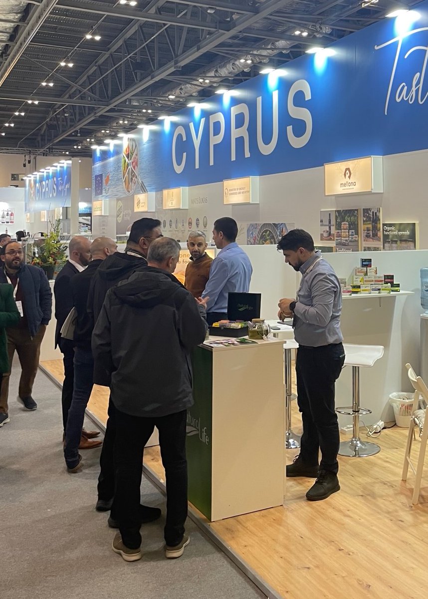 Cyprus participates again this year with 21 companies at @IFE_Event, the biggest Food & Drink Event in the UK. Visit 'Flavours of Cyprus' from 25 to 27/3 at Pavillions 1511/1531 (International) & 4011 (Chilled/Frozen). More info and registration here 👉ife.co.uk